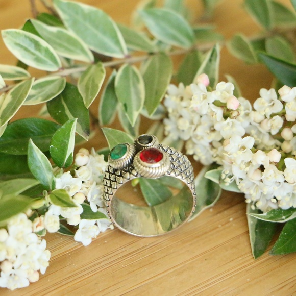 Artisan sterling silver ring Size 7.5 - Picture 4 of 7